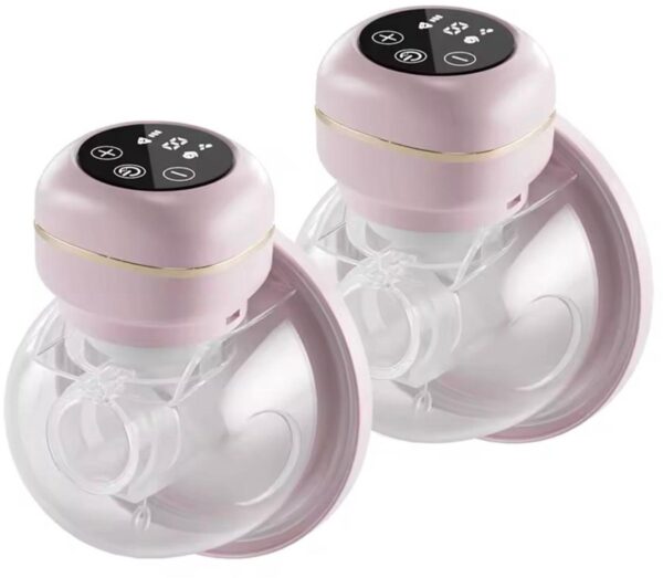 SkyNext Elektrische Borstkolf - Handsfree borstkolf - Draagbaar - Dubbele borstkolf - BPA Vrij - Kolf logboek - inzetstukken - baby drinkfles & 30 Moedermelkbewaarzakjes