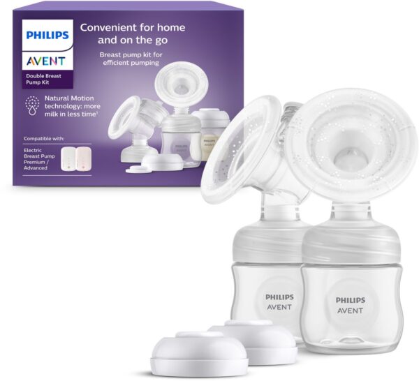 Philips Avent Extra Kolfset - Dubbele Elektrische Borstkolf - Losse Set - Comfortabele Siliconen Kussens - SCF335/12