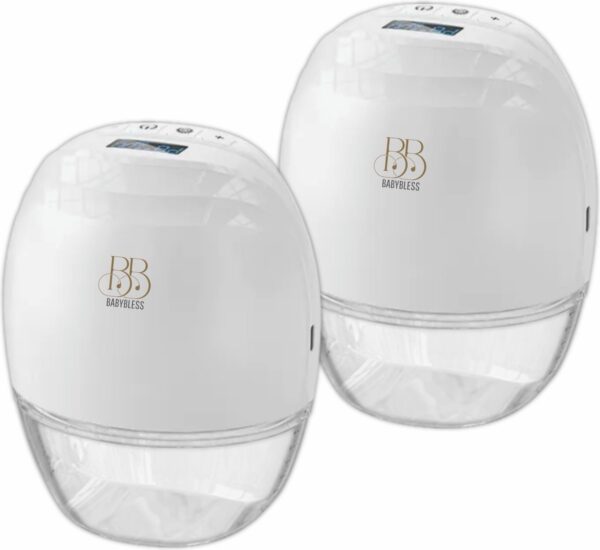 BabyBless® Borstkolf - Elektrische Borstkolf - Handsfree Borstkolf - Draadloze Borstkolf - Draagbaar - Dubbele Borstkolf - BPA Vrij - 24 Efficiënte Instellingen/8 Zuigniveau´s