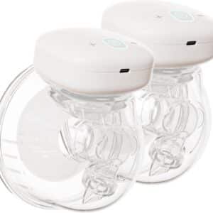 Youha Elektrische Dubbele Draadloze Borstkolf - Handmatig bedienbaar - BPA-vrij - Handsfree - Maat: 24mm - Handmatig Bedienbaar - Voor Borstvoeding - Inclusief E-book - Set van 2