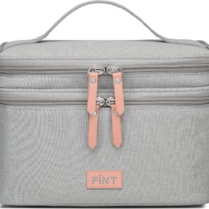 FÍNT® Luxe Kolftas & Koeltas voor Moedermelk – 12u Koeling – Voor Onderweg & Borstkolf – Grijs