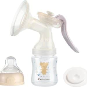 Handmatige Borstkolfset met Silicone - Inclusief 150 ml Babyfles