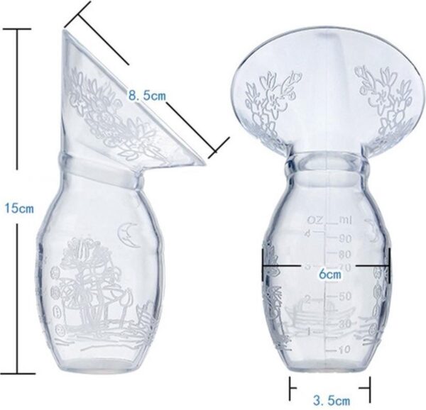 Teppie Borstkolf Handmatig - Handkolf - Lekschaal voor Borstvoeding - Siliconen Kolfapparaat 100% BPA-Vrij