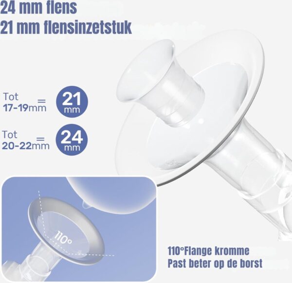 DD® Borstkolf Electrisch Dubbel - Handsfree Borstkolf - Dubbele Elektrische Borstkolf - 22x14x15cm - Blauw