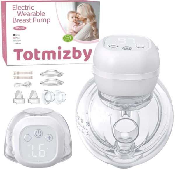 VirtuQuality® Elektrische Borstkolf - Handsfree Borstkolf - Draagbare Borstkolf - 3 Modi & 12 Niveaus - BPA-vrije - Pijnloze Melkopvangbak - Dubbele Borstkolf