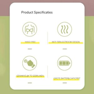 Handsfree Borstkolf – Dubbele Elektrische Borstkolf – 2x 180ML Draadloze borstkolf – Lichtgewicht en draagbaar
