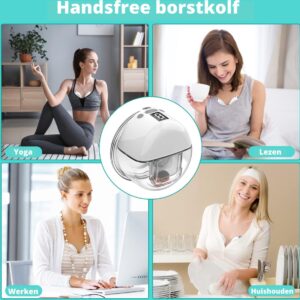 Borstkolf - elektrische - handsfree - 4 modus - 9 levels 16-24 mm flens