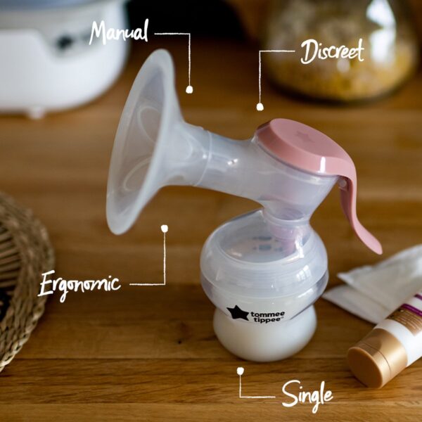 Tommee Tippee Made for Me - enkelvoudige handmatige borstkolf