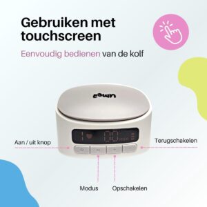 Umea Enkele Borstkolf - Handsfree - Elektrische Borstkolf - Wit