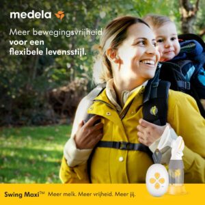 Medela Swing Maxi Borstkolf Kolfapparaat Dubbele elektrische kolf - Oplaadbare accu - USB lader