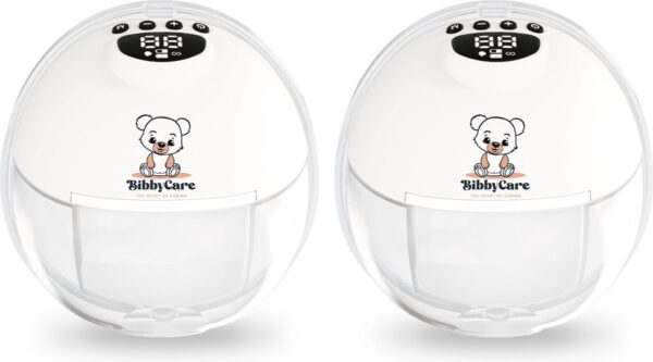 Bibbycare Elektrische Draadloze Borstkolf - Handsfree borstkolf - BPA-Vrij - Dubbele Borstkolf - Wit