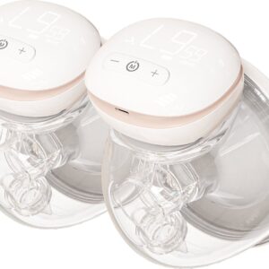 Youha The INs NEXT Elektrische Dubbele Draadloze Borstkolf - Handsfree met LED-scherm - BPA-vrij - Maat: 24mm - Inclusief E-book - Handsfree & Draagbaar