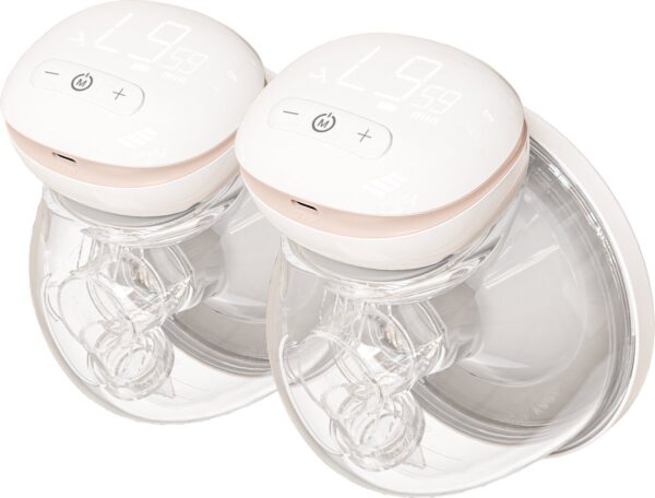 Youha The INs NEXT Elektrische Dubbele Draadloze Borstkolf - Handsfree met LED-scherm - BPA-vrij - Maat: 24mm - Inclusief E-book - Handsfree & Draagbaar