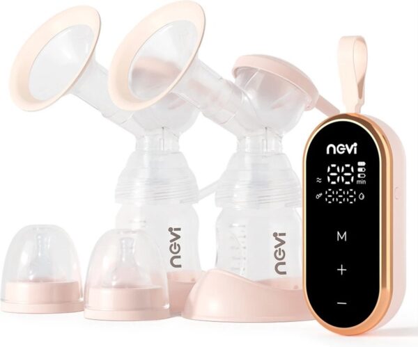 Jeghi® Elektrische Borstkolf - Borst pomp - Kolven - Moeder - Melk pomp - 2 maten - Dubbel - 3 modi - 12 niveaus - Draagbaar - Led Display - incl. Opbergtas
