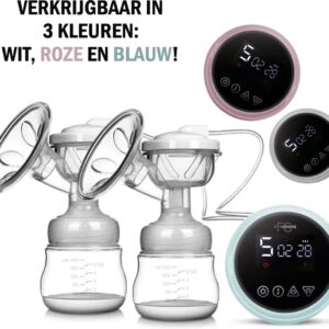 Forgoods Borstkolf - Electrisch - Dubbel - Wit - Model 2024