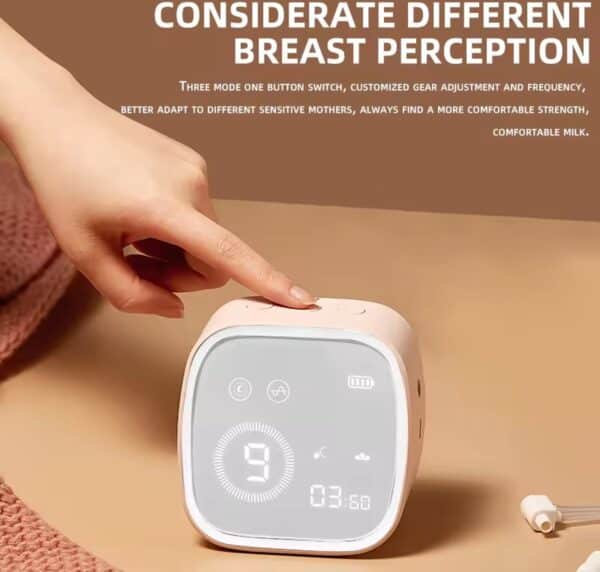 Fuegobird dubbele borstkolf - draadloze dubbele elektrische borstkolf - 100% BPA-vrij - oplaadbare batterij - inclusief 2x180ml babyflessen - Rosé goud