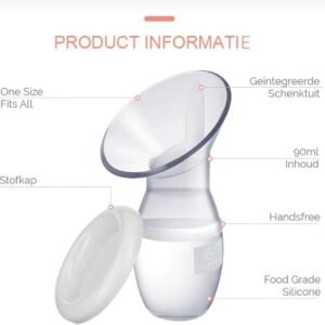 Horigen Silicone kolf / lekschaal 90 ml