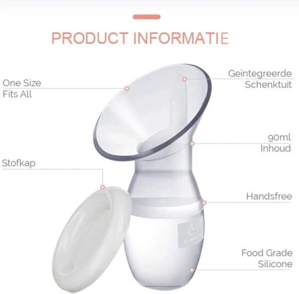 Horigen Silicone kolf / lekschaal 90 ml