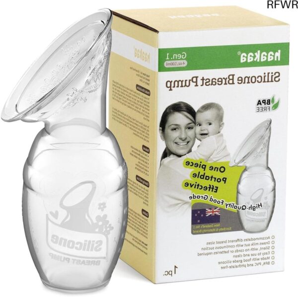 RFWR® Handmatige Borstkolf voor Moeders - 100ml Silicone Borstpomp