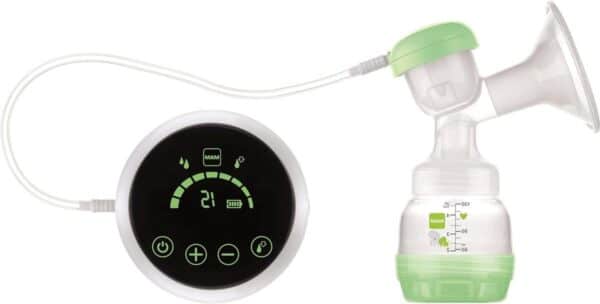 Elektrische Borstkolf 2-in-1 handmatig eenvoudig-ontspannen gebruik digitale display direct uitnemen fles-conserveringscontainer stimulatie-verwijdering