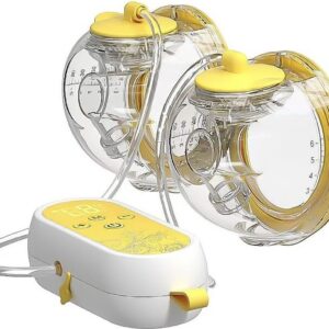 Borstkolf Electrisch Dubbel - Handsfree borstkolf - Anti-terugstroom-pasvormontwerp - Draagbaar, discreet, pijnloos, stil - 4 standen en 9 zuigstanden - Geschikt voor thuisgebruik en voor gebruik onderweg - Draadloos en lichtgewicht