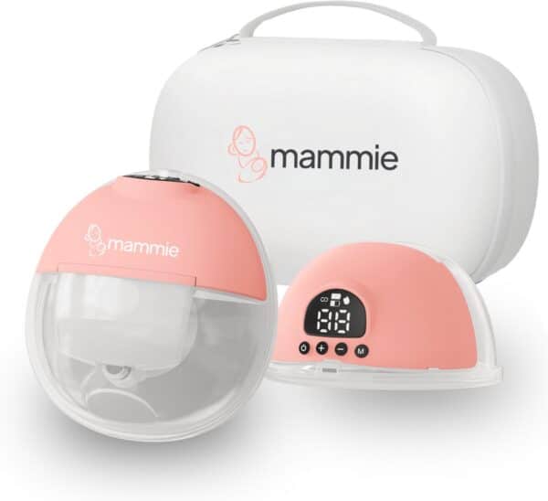 MAMMIE Dubbele Draadloze Elektrische Borstkolf - met Timerfunctie - Handsfree & Draagbaar - BPA vrij
