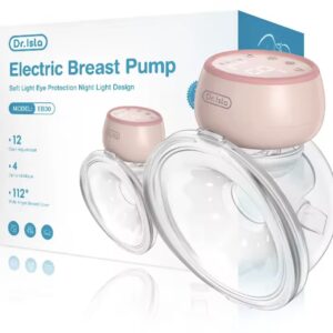 Dr. Isla - Handsfree Borstkolf - Elektrische Draadloze Borstkolf - Nachtlampfunctie Draagbare Elektrische Borstkolf