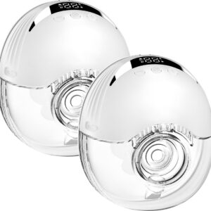 Dubbele Draagbare Handsfree Electrische Borstkolf – BPA Vrij - USB Oplaadbaar - Stil & Krachtig - 4 Modi & 12 Zuigstanden Per Modus - Anti-Terugvloeiing - Inclusief Opbergtas en 10 Gratis Melkzakjes