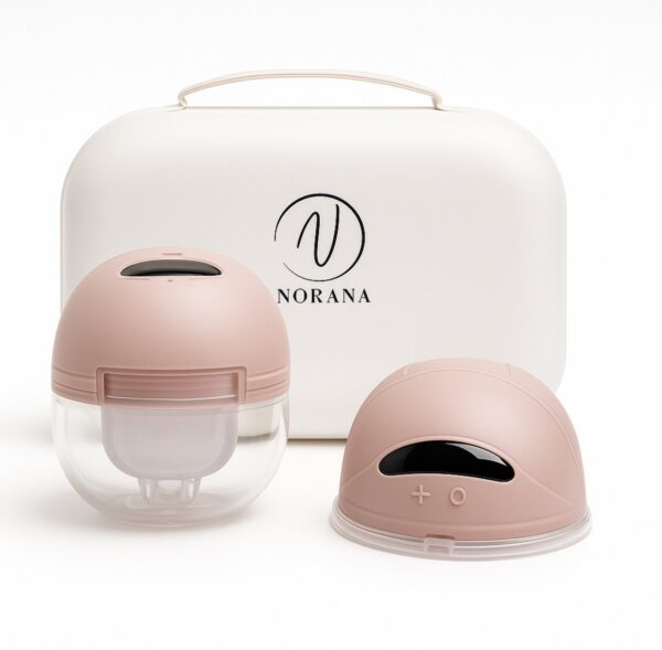Norana handsfree borstkolf – Elektrische borstkolf - Stil & Krachtig – BPA-vrij – Dubbele Elektrische Kolf – Inclusief Opbergtas - Roze