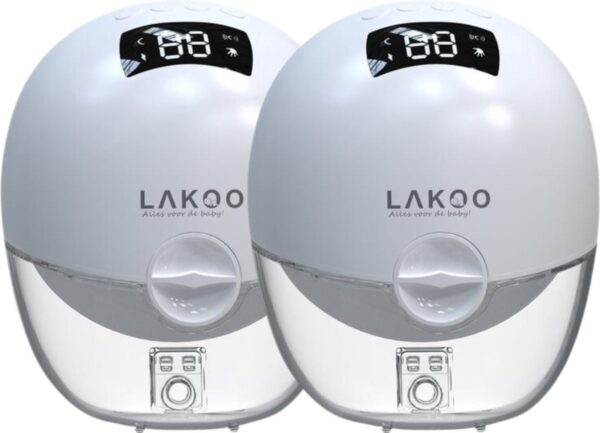 LAKOO Borstkolf - Draadloze - Dubbele Elektrische - Handsfree en Draagbaar - borstkolven