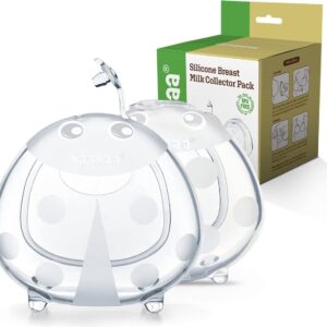 Haakaa Silicone Milk Collector - 75ml - Ladybug - 2st