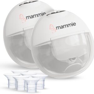 MAMMIE Dubbele Draadloze Elektrische Borstkolf - met Timerfunctie - Handsfree & Draagbaar - BPA vrij