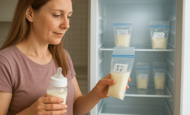 Borstkolven en voeding – Melkopslag