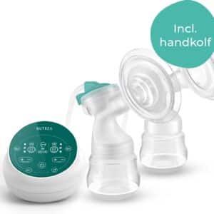 Nutrea DoubleFlow – Draadloze Dubbele Elektrische Borstkolf 24 mm – Oplaadbare Accu