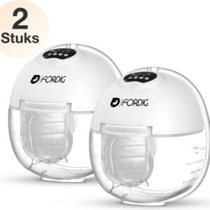 ForDig Elektrische Handsfree Borstkolf (2 stuks) – Draadloos - Draagbaar – Dubbele Kolfapparaat