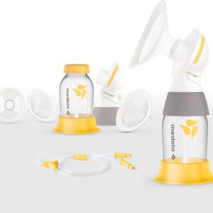 Medela Classic PersonalFit Flex dubbele afkolfset - voor elektrische borstkolven compatibel met Freestyle, Swing Maxi