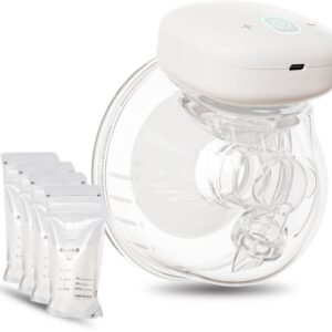 Youha Elektrische Draadloze Borstkolf Gen 1 - Handmatig bedienbaar - BPA-vrij - Handsfree - Maat: 24mm - Inclusief E-book - Enkele kolf - Handsfree & Draagbaar - Inclusief 50 bewaarzakjes voor moedermelk