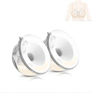 Youha Express Cups PLUS - Handsfree Kolven - Ombouwset voor Bestaande Borstkolf - Compatibel met Meerdere Merken - Dubbelzijdig Kolven - 2x 240ml Cups - Maat: 22mm & 24mm - Inclusief Ventielen & E-book