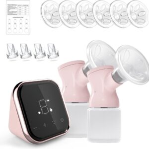 DD® Borstkolf Electrisch Dubbel - Handsfree Borstkolf - Dubbele Elektrische Borstkolf - 14x14x5cm - Roze