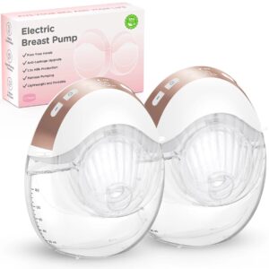 Dubbele Borstkolf Elektrisch – Handsfree Kolven - 2x 160 ml - 12 Niveaus - 3 Standen - BPA-Vrij - LED-Display - Anti-Lek - Memory Functie