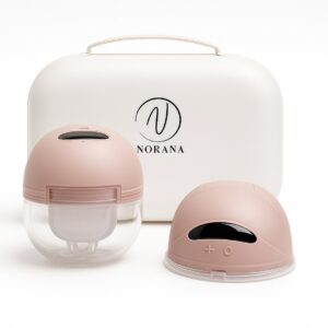Norana borstkolf – handsfree borstkolf - Elektrische borstkolf - Stil & Krachtig – BPA-vrij – Dubbele Elektrische Kolf – Inclusief Opbergtas - Roze