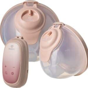 Moomz Elektrische Handsfree Borstkolf Flex Pro+ - Elektrische Draadloze Borstkolf – Dubbele Borstkolf - Draagbaar & Handsfree - BPA vrij - Roze