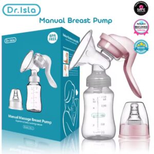 MAMIJOY Handmatige Borstkolf – BPA-vrije Zuigmelkpomp voor Moeders | Comfortabel & Stil Kolven | Postpartum Must-Have met Melkfles