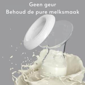 Goodivery® - Handmatige borstkolf van siliconen - handmatige borstpomp - handmatige borstkolf - transparante handmatige melkpomp - melkverzamelaar voor moeders - borstpomp en melkverzamelaar van siliconen