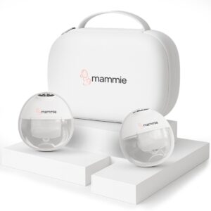 MAMMIE Dubbele Draadloze Elektrische Borstkolf - met Timerfunctie - Handsfree & Draagbaar - BPA vrij