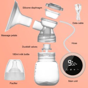 Elektrische Draadloze Borstkolf – Draagbaar – BPA-Vrij – Dubbele Borstkolf - Twee bedrijfsmodi en negen zuigkrachtinstellingen