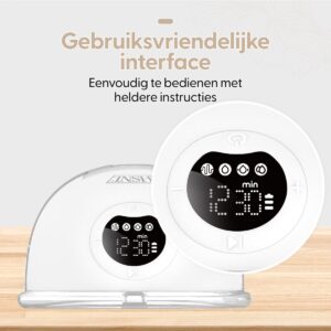 HSNL® Luxe Elektrische Borstkolf - Handsfree Borstkolf - Dubbele Kolf - Borstkolf - Draadloze borstkolf - BPA Vrij -Inclusief Melkopvangzakjes