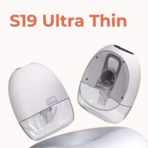 S19 Ultra Thin Elektrische Borstkolf - Handsfree & Draagbaar - Slank Design - 45mm Dikte - BPA Vrij - Dubbele Borstkolf