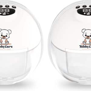 Bibbycare Elektrische Borstkolf - Handsfree borstkolf - BPA-Vrij - Dubbele Borstkolf - Draadloos - Wit