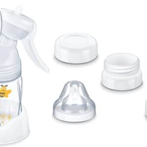 Beurer BY 15 Borstkolf - Handkolf - Vacuüm – Incl. adapter voor Avent en NUK babyfles – Incl. BPA-vrije fles/fleshouder/speen – Siliconenkussen - 2 Standen - 3 Jaar garantie
